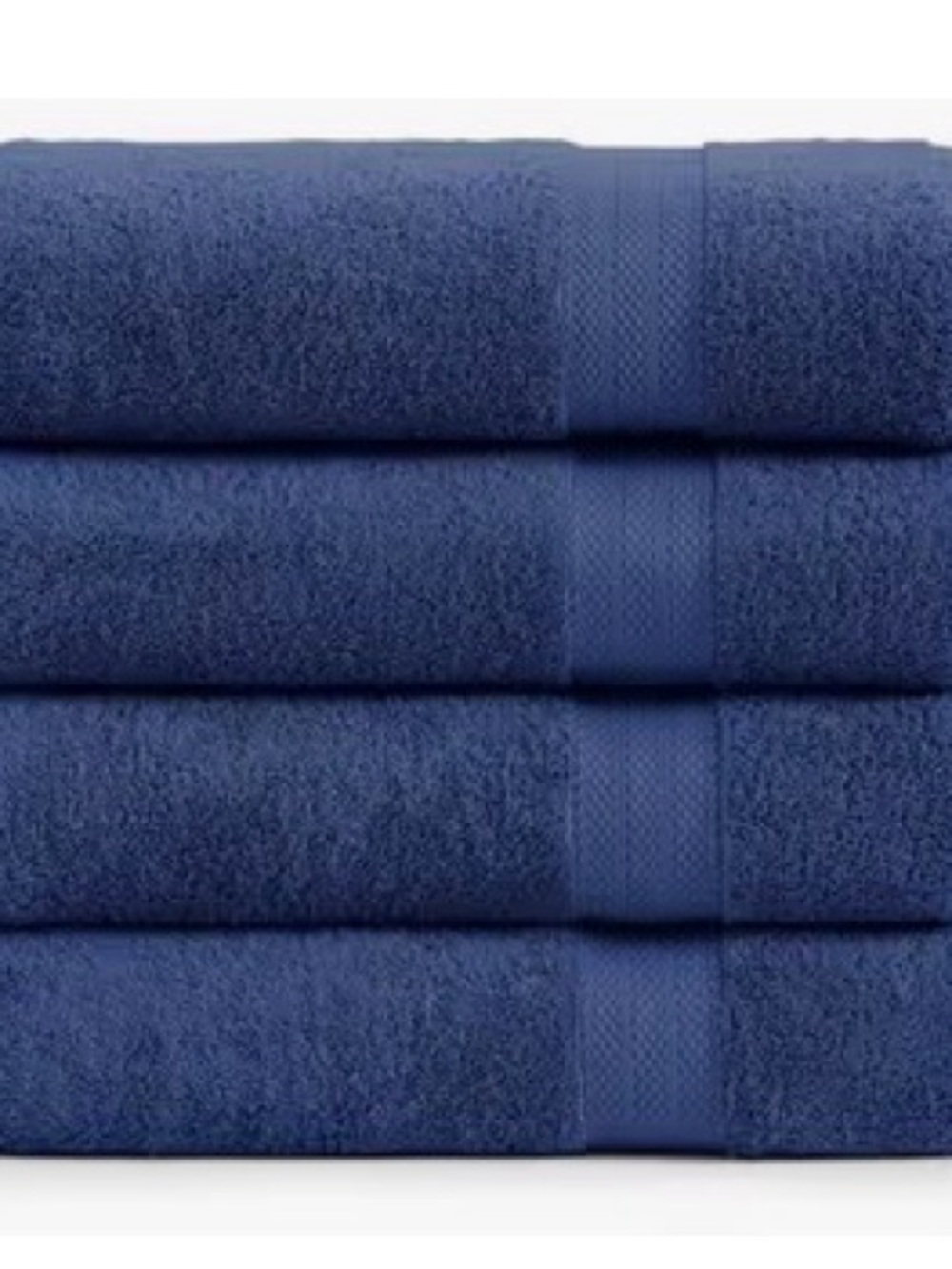 Soft Navy Bath Towel - Plush Absorbent Cotton